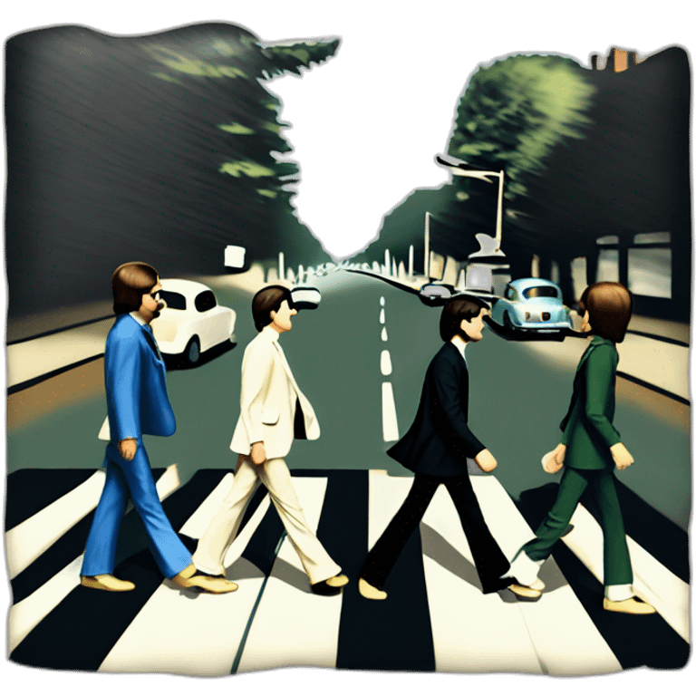 beatles abbey road emoji