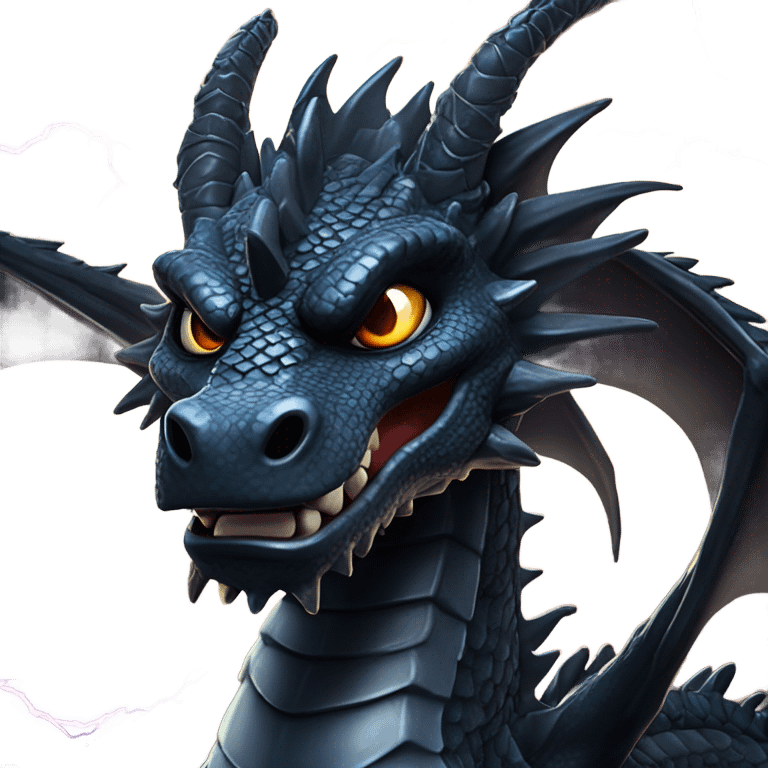 Onyx storm with dragon emoji