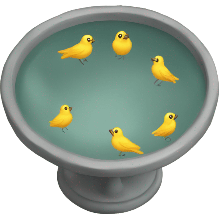 European bird bath emoji