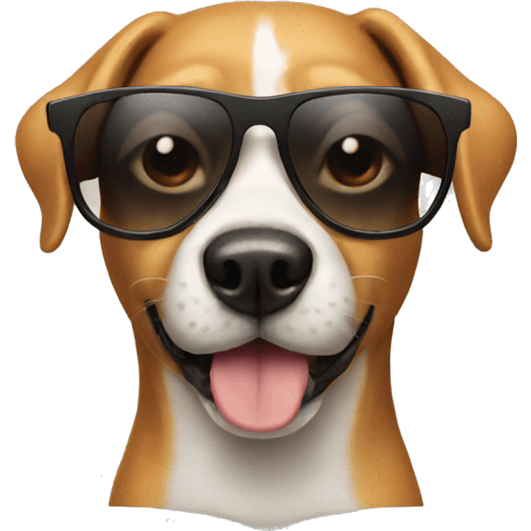 dog with sunglasses emoji