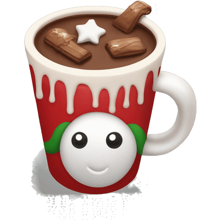 Christmas hot chocolate  emoji