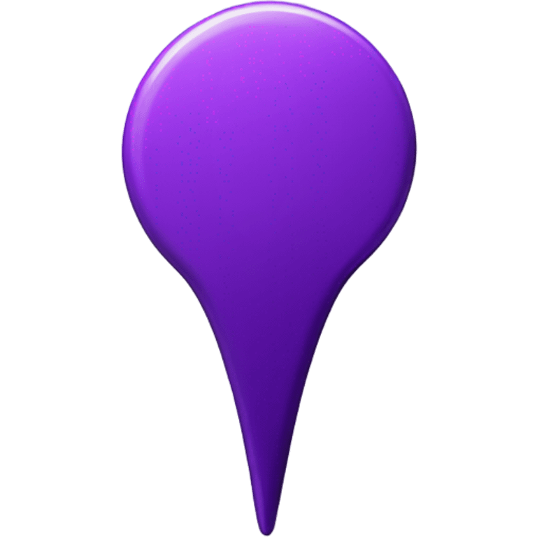 Purple location pin emoji