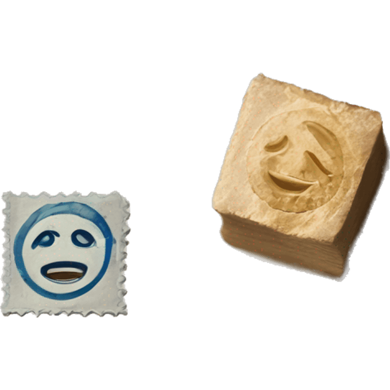 A singular Stamp is a small piece of paper or adhesive material used as evidence of payment for postage, often decorative emoji