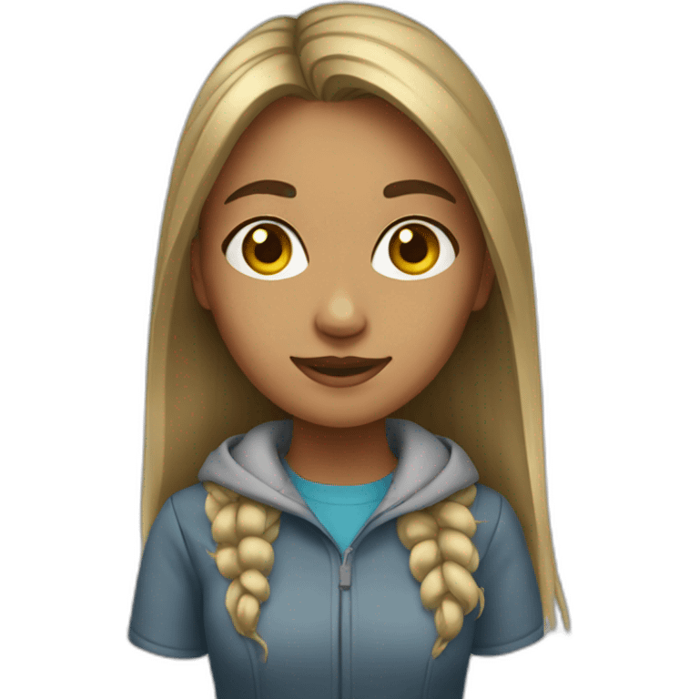 College girl emoji