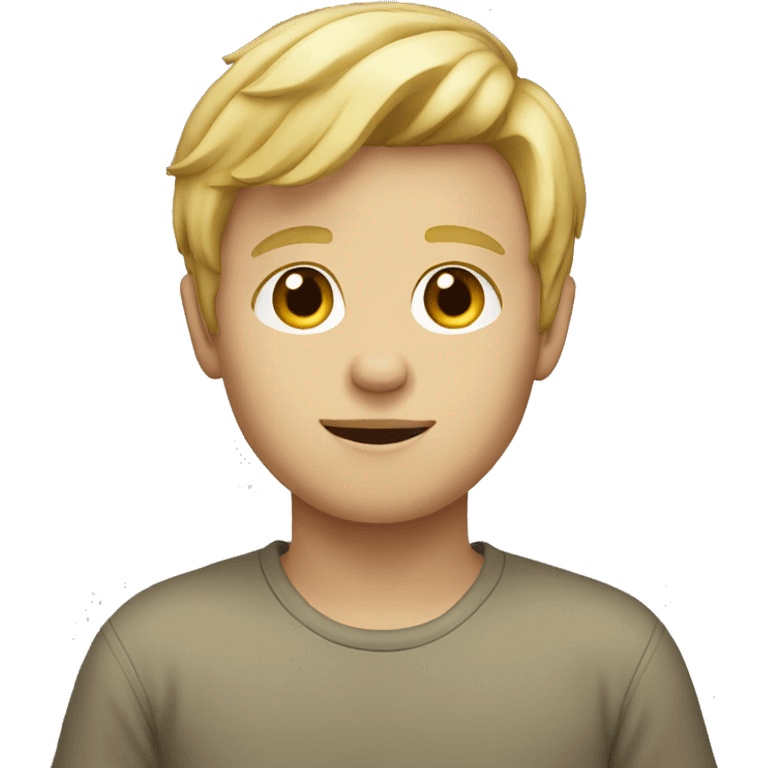 blond haired boy emoji