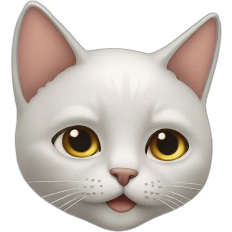 Un chat obès emoji