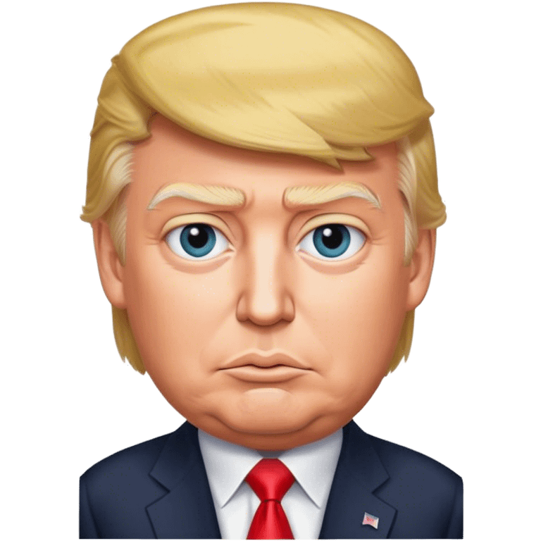 photorealistic Donald Trump emoji