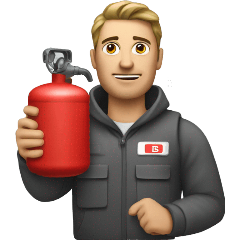 man with fuel canister  emoji