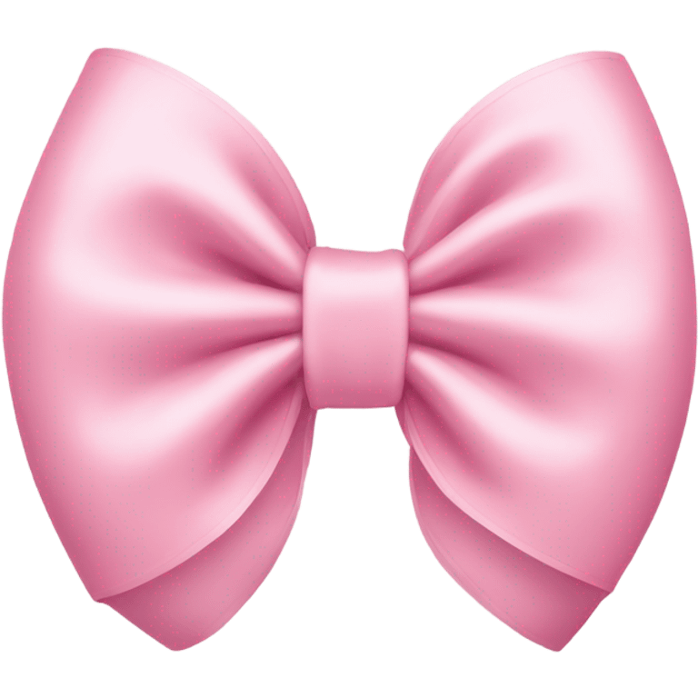 light pink bow on light pink bow emoji