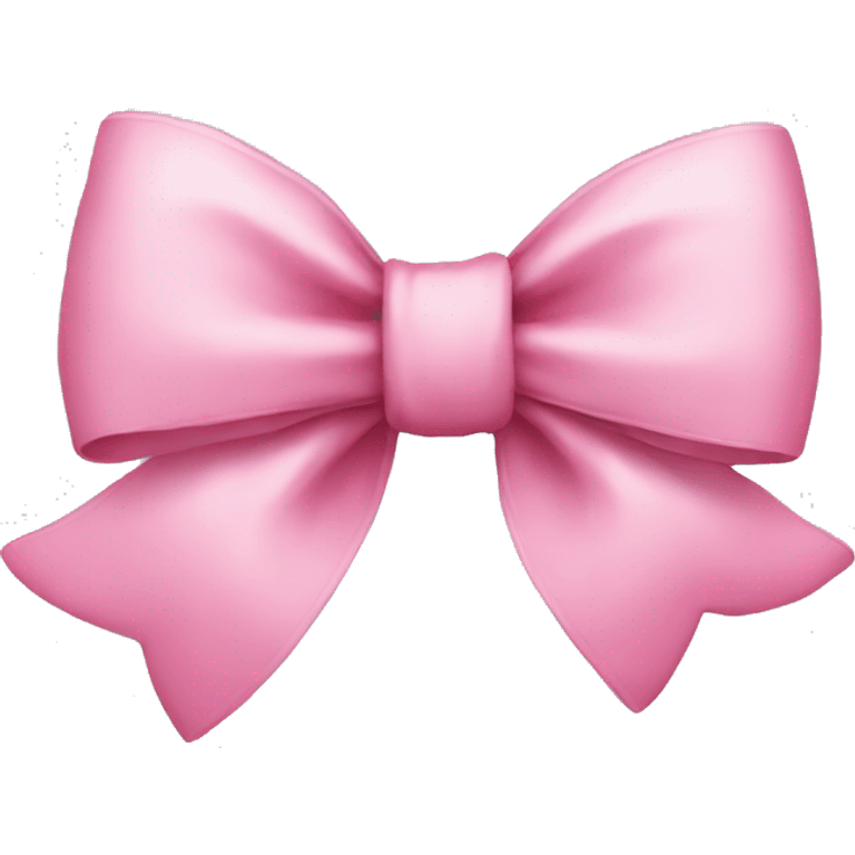 Pink bow cute emoji