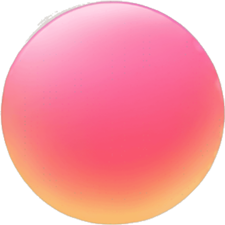 Pink sun glow no border emoji