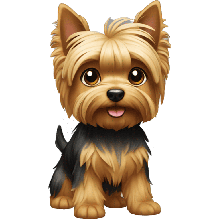 yorkshire terrier play toy emoji