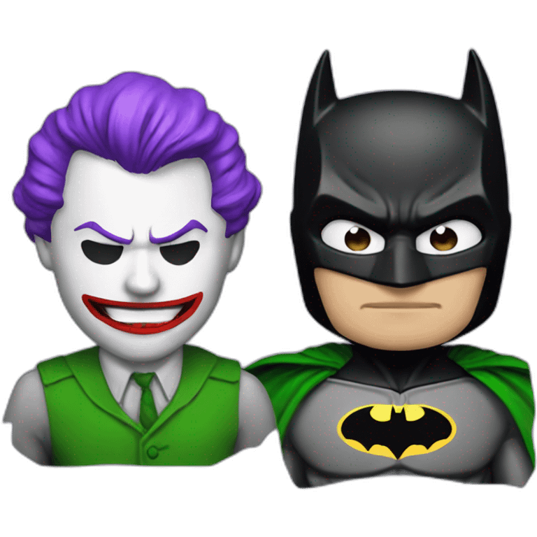 batman and joker emoji