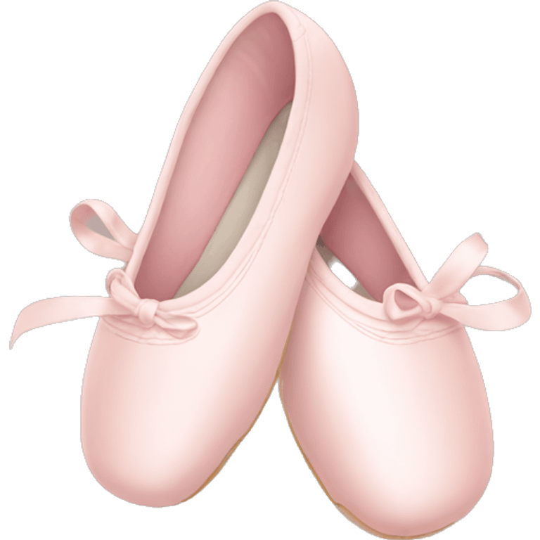 Pale pink ballet shoes emoji