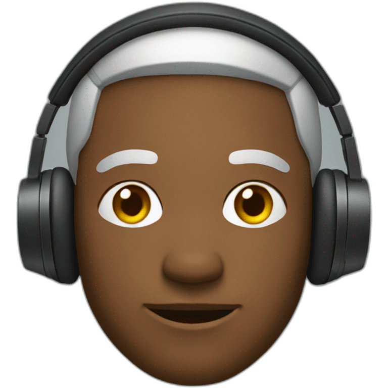 A man with headphones emoji