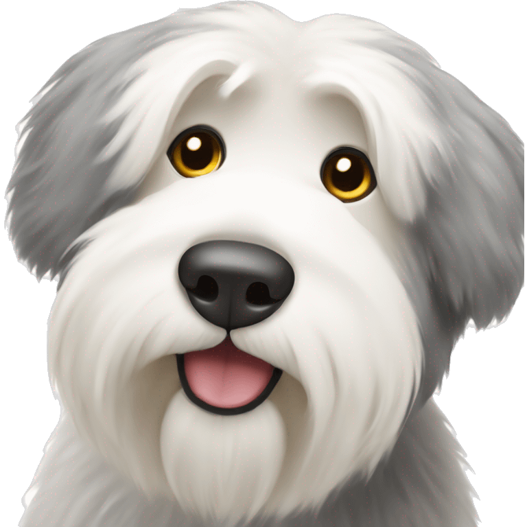 Old English sheepdog emoji