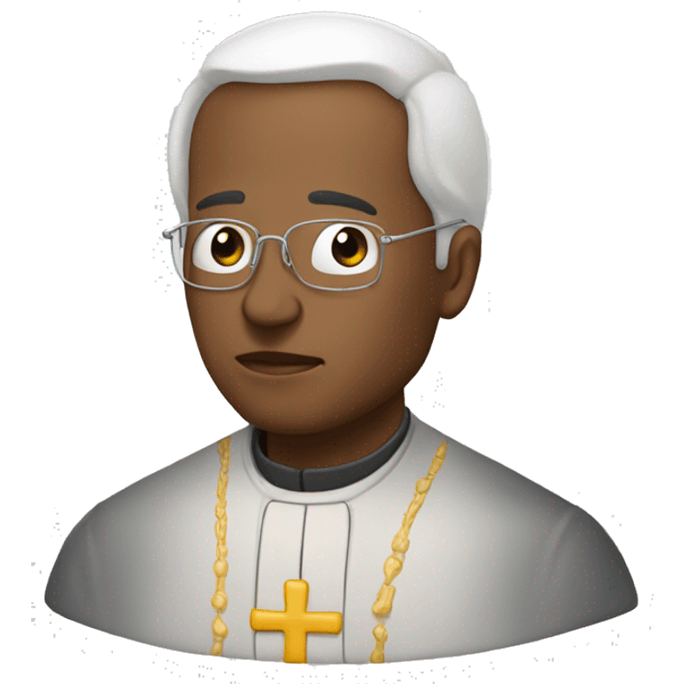 Create an archbishop getting sick emoji