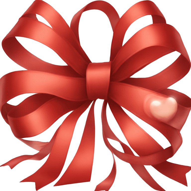 Red holiday bow  emoji