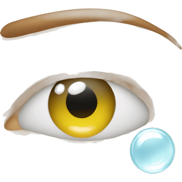 transparent contact lens case emoji