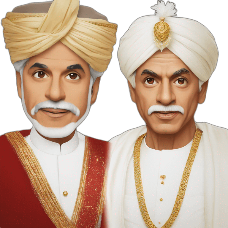 Sultan qaboos & shahrukh khan emoji