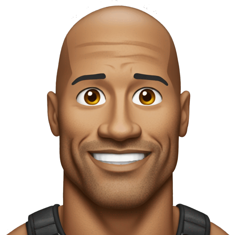 Dwayne Johnson emoji