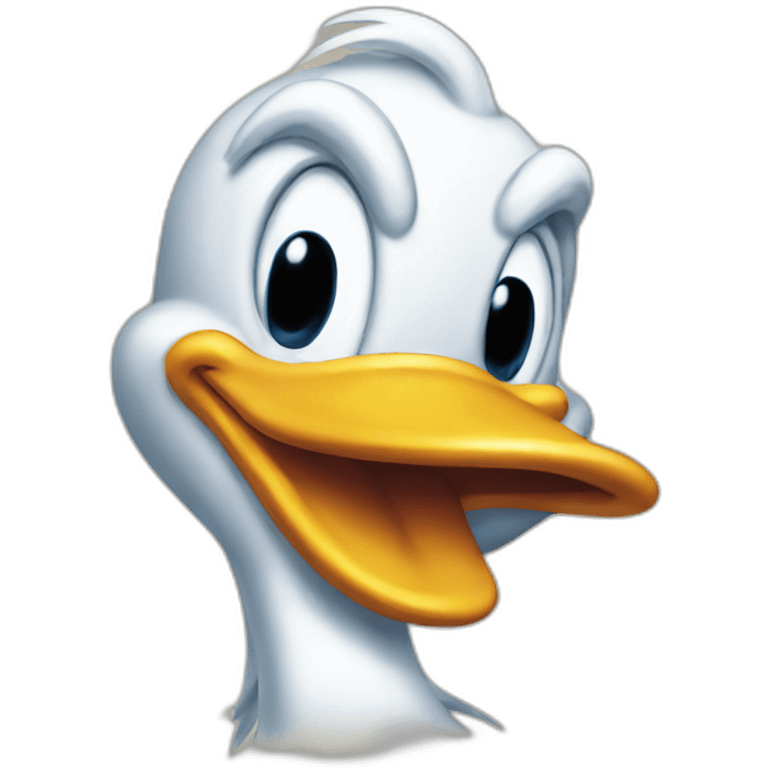 Evil Donald Duck emoji