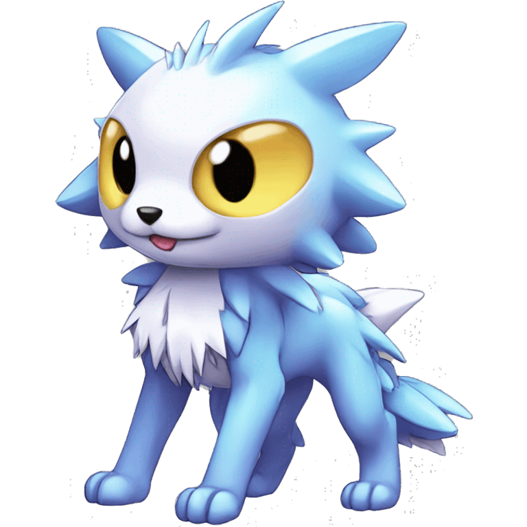 cute kawaii cool edgy shiny Digimon-Fakemon-animal full body emoji