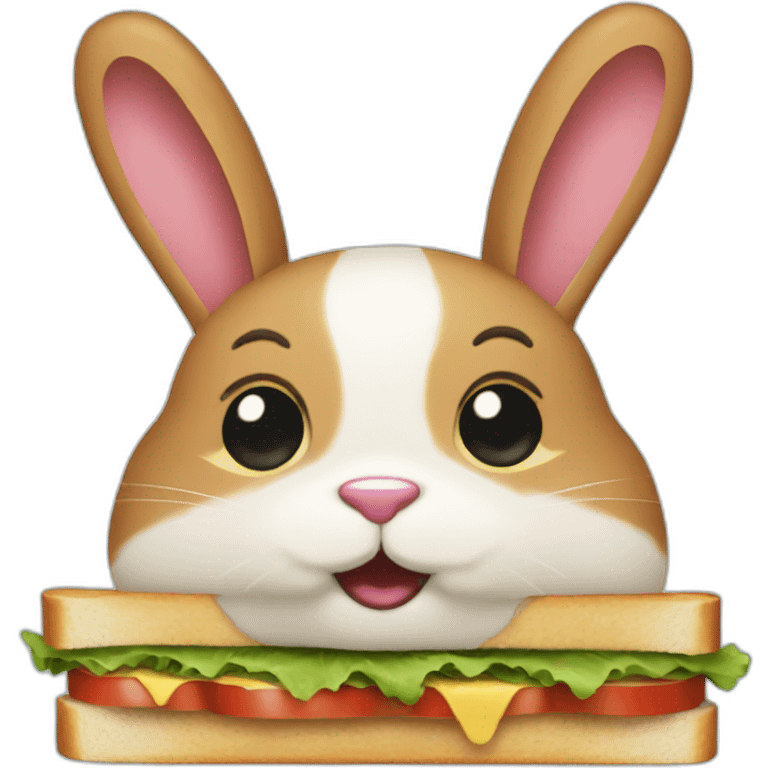 sandwich rabbit emoji