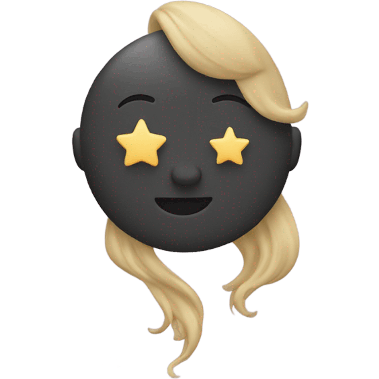 Love you to the moon and back emoji