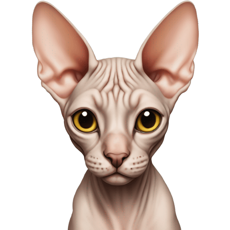 Naked cat emoji