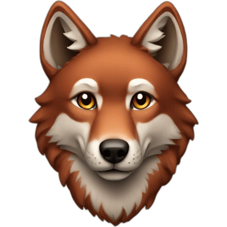 red wolf happy birthday emoji