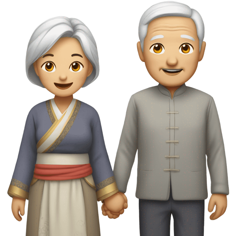 Asian grandparents emoji