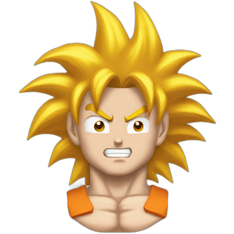 Goku musclé emoji