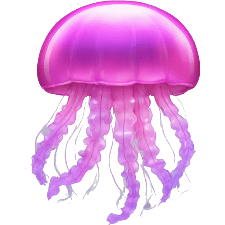 pink shimmery iridescent jellyfish emoji