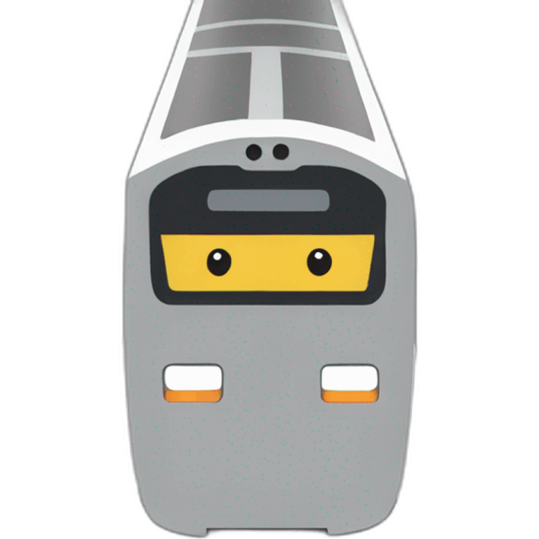 Metro on a runway emoji