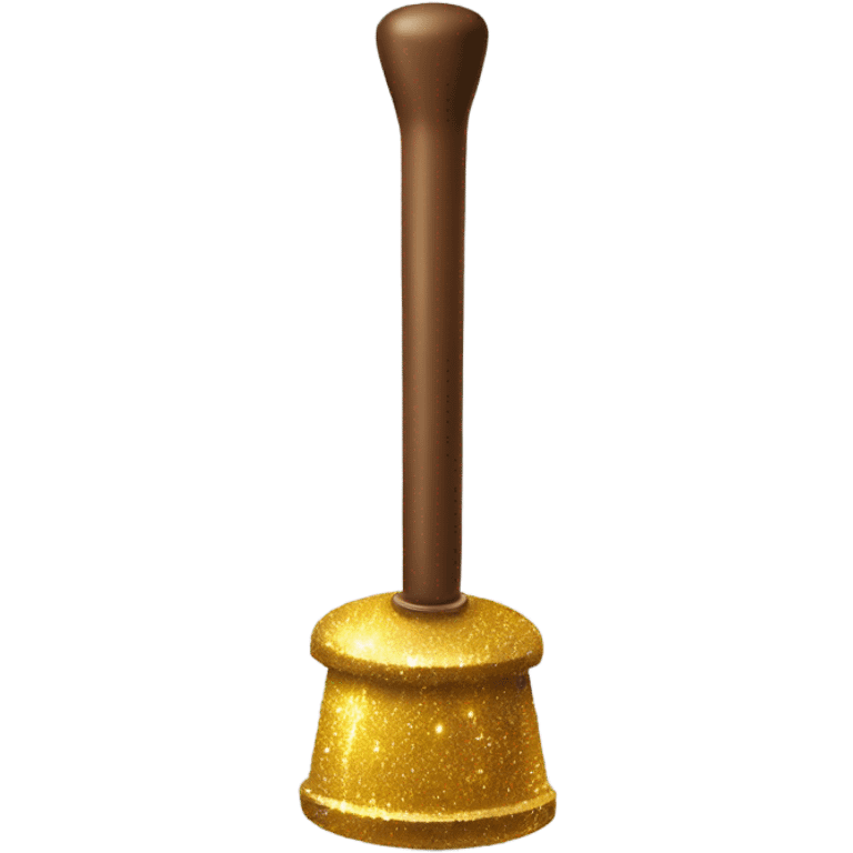 sparkly plunger emoji