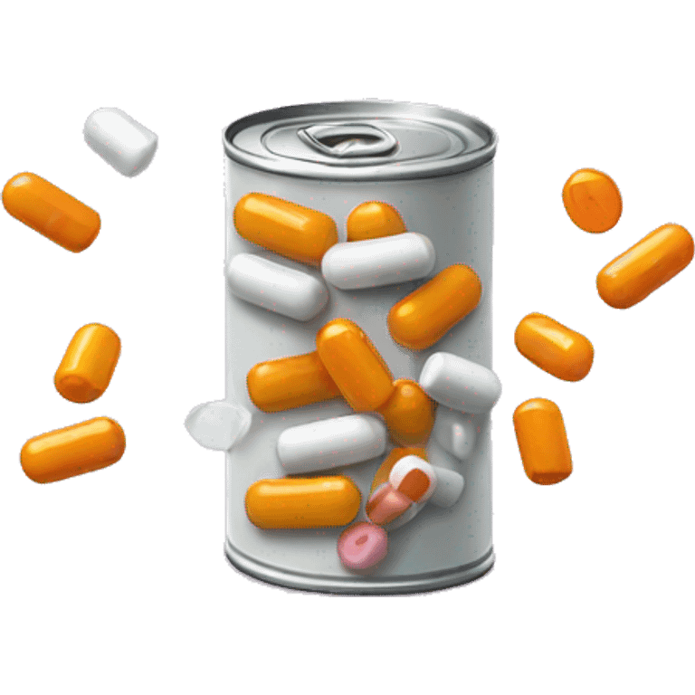 can of spilled pills emoji