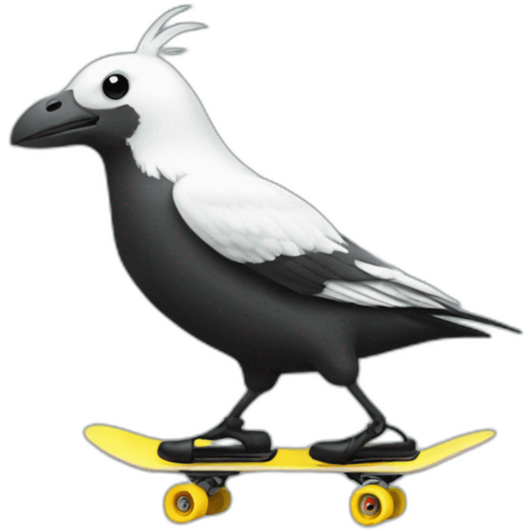 Skate galo emoji