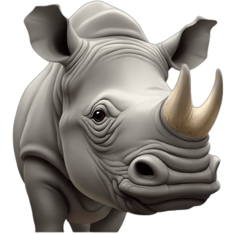 rhino-party emoji