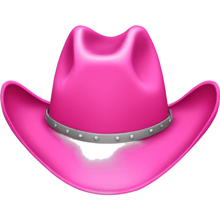 Pink cowboy hat emoji