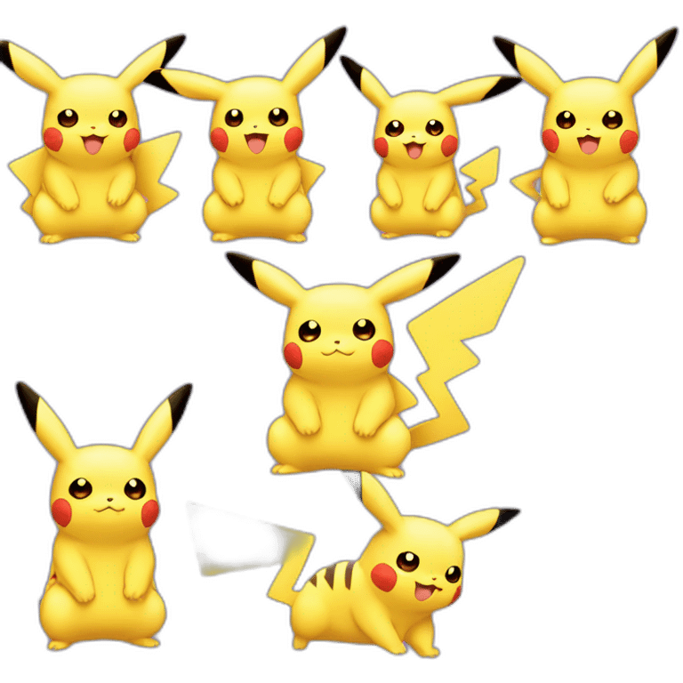 pikachu love emoji