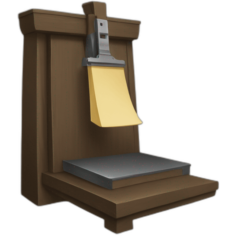 guillotine emoji