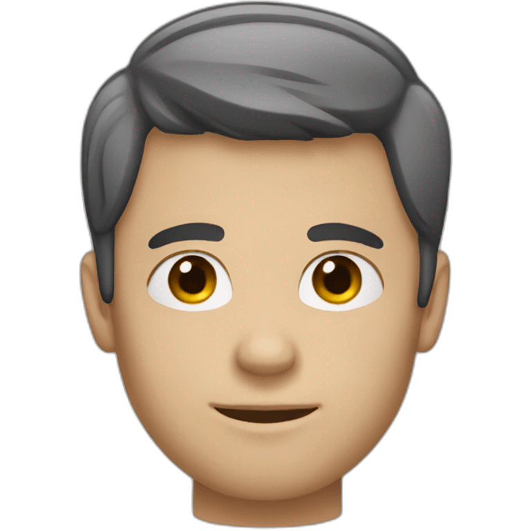 faceless 25yo white male with short black hair emoji