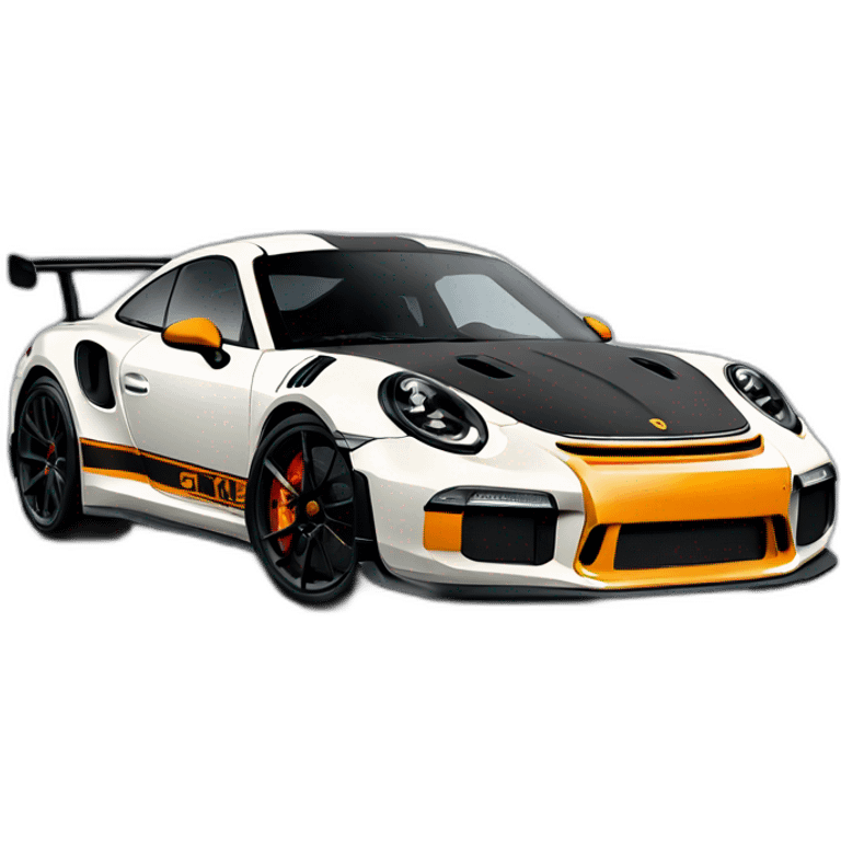 Chien sur une Gt3rs emoji