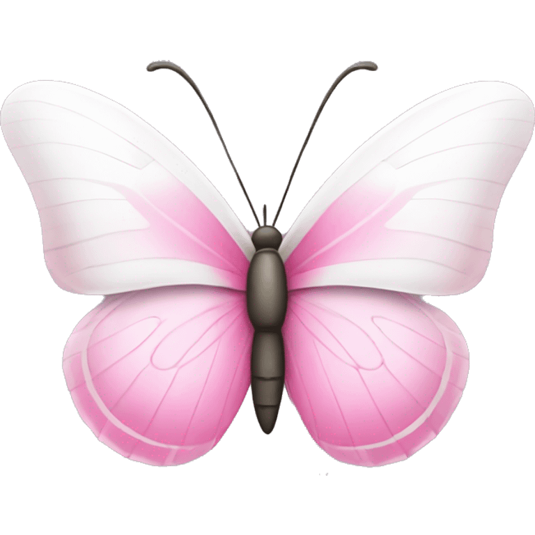 pink and white butterfly emoji