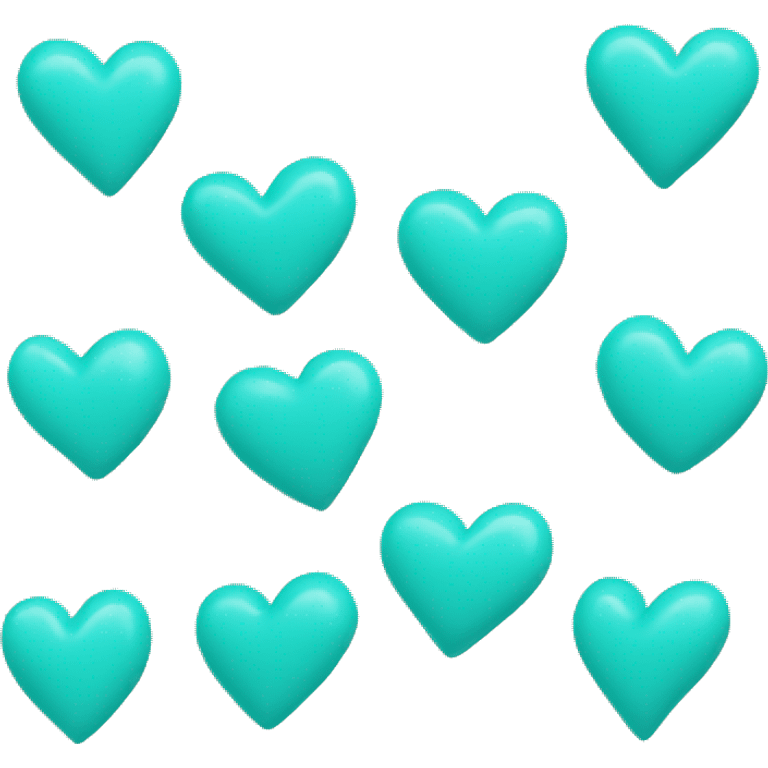 turquoise heart emoji