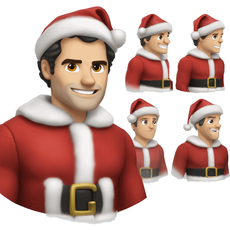 Henry Cavill as Santa Claus  emoji