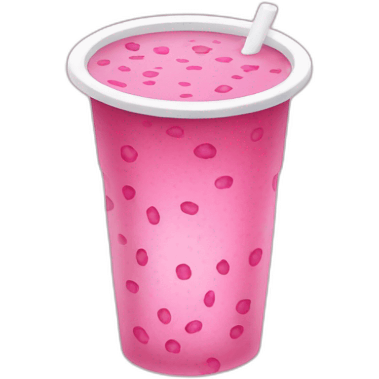 pink tapioca tea emoji