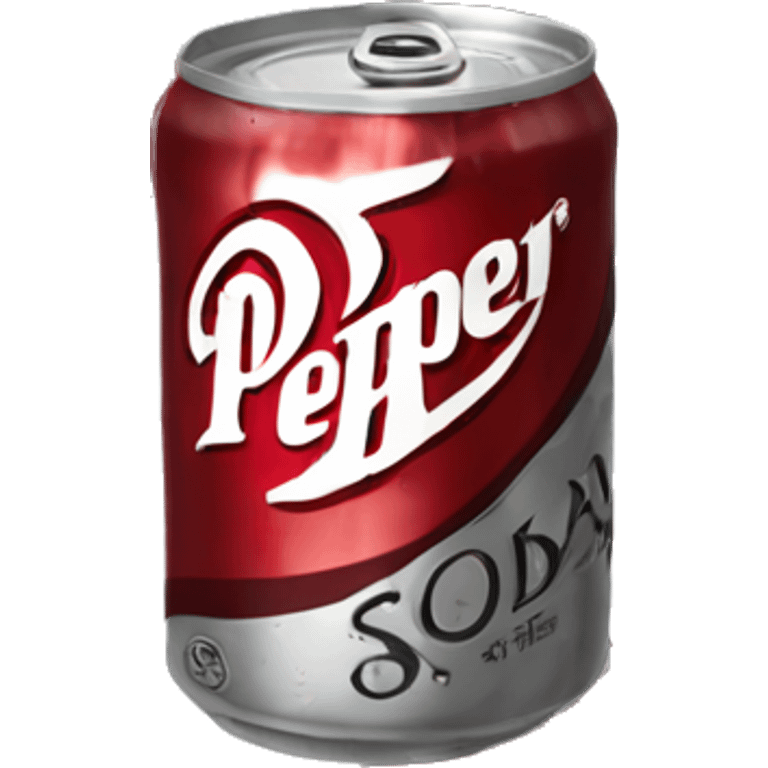 single dr pepper soda can emoji