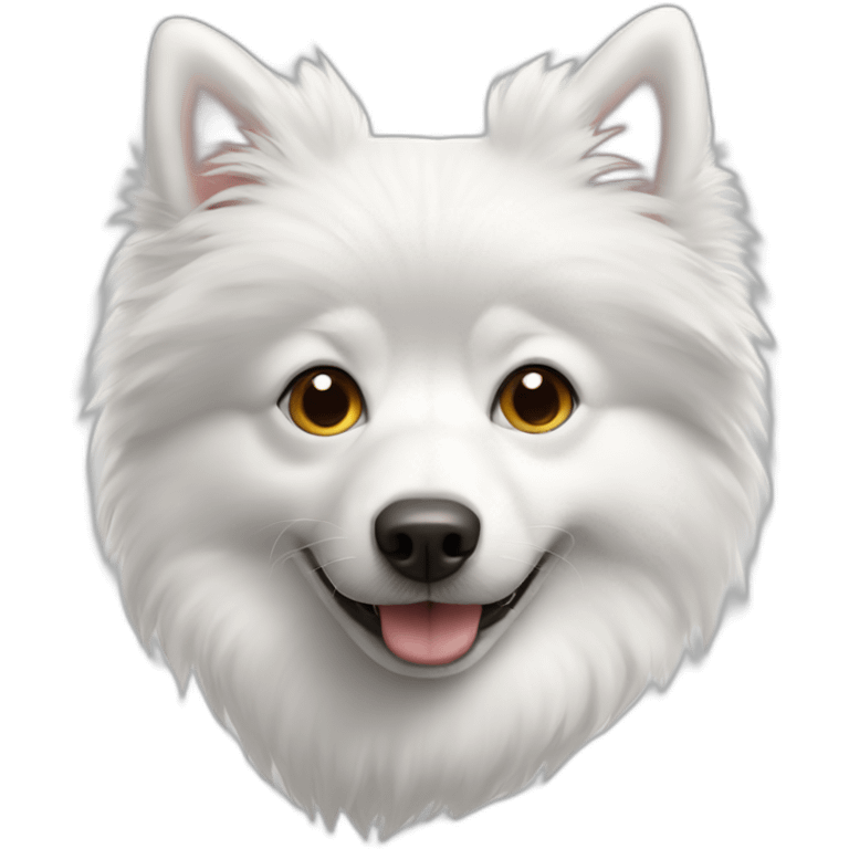 White-spitz emoji